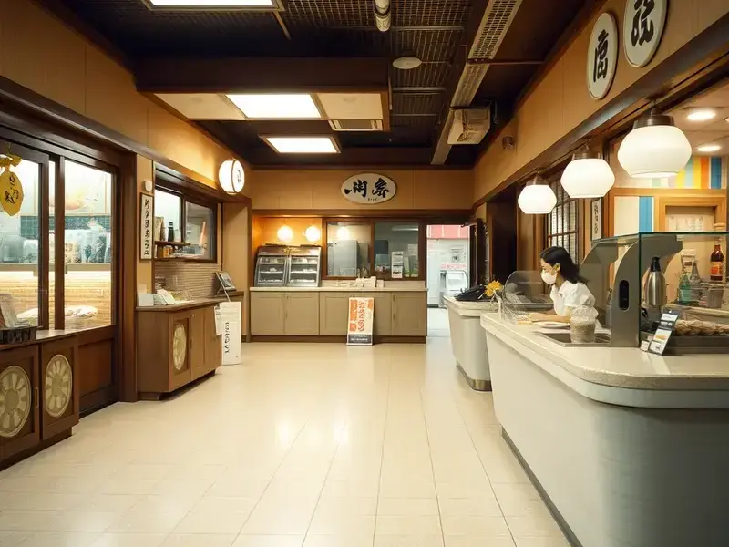 奈良・和菓子店 タイル施工事例