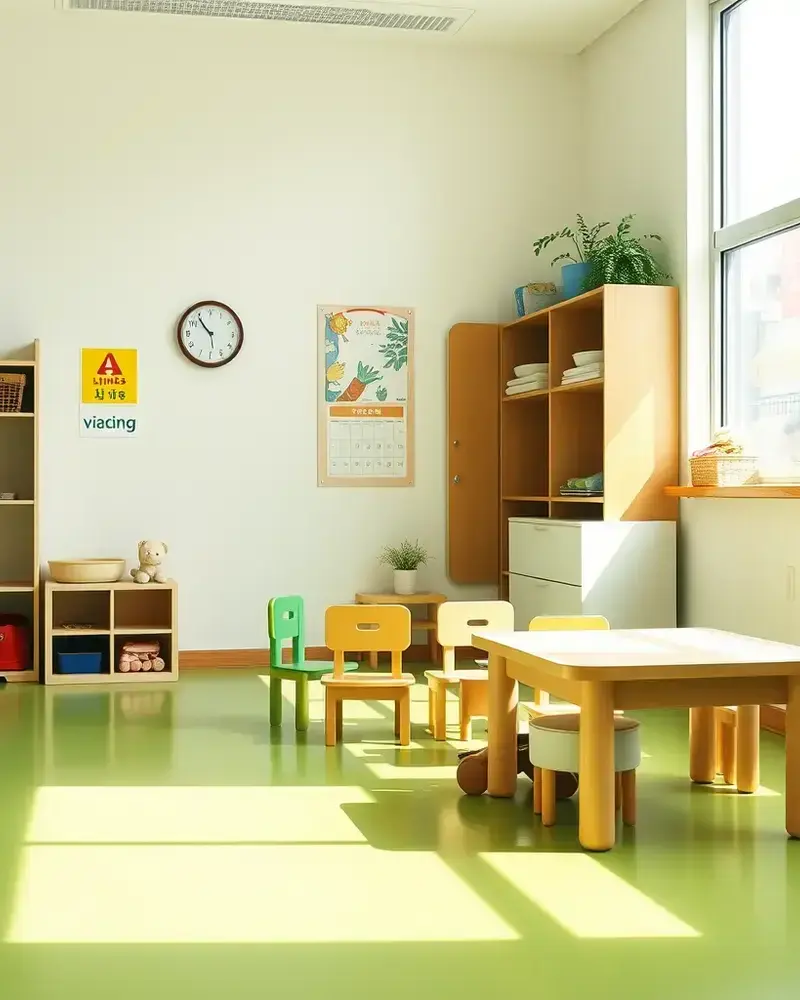 札幌・幼稚園 クッション床施工事例